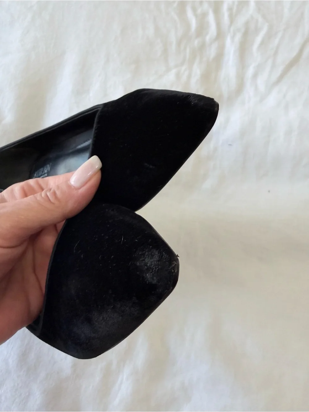 Ralph Lauren | Women’s 9 | Abbot Black Velvet Kitten Heels | Business Party